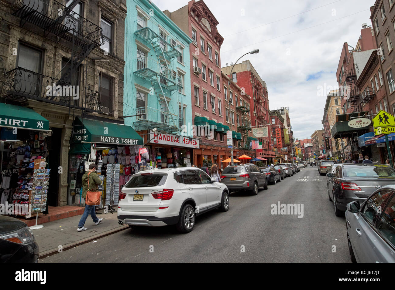 Mulberry street manhattan new york usa hires stock photography and