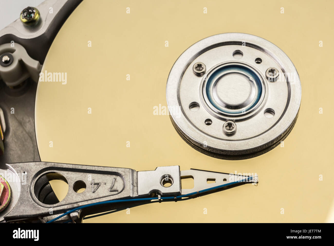 A hard disk drive is a data storage device used for storing and