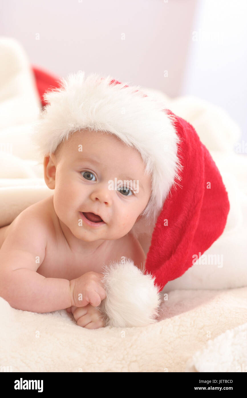 Baby 5 Months Nicholas S Cap Portrait Stock Photo Alamy