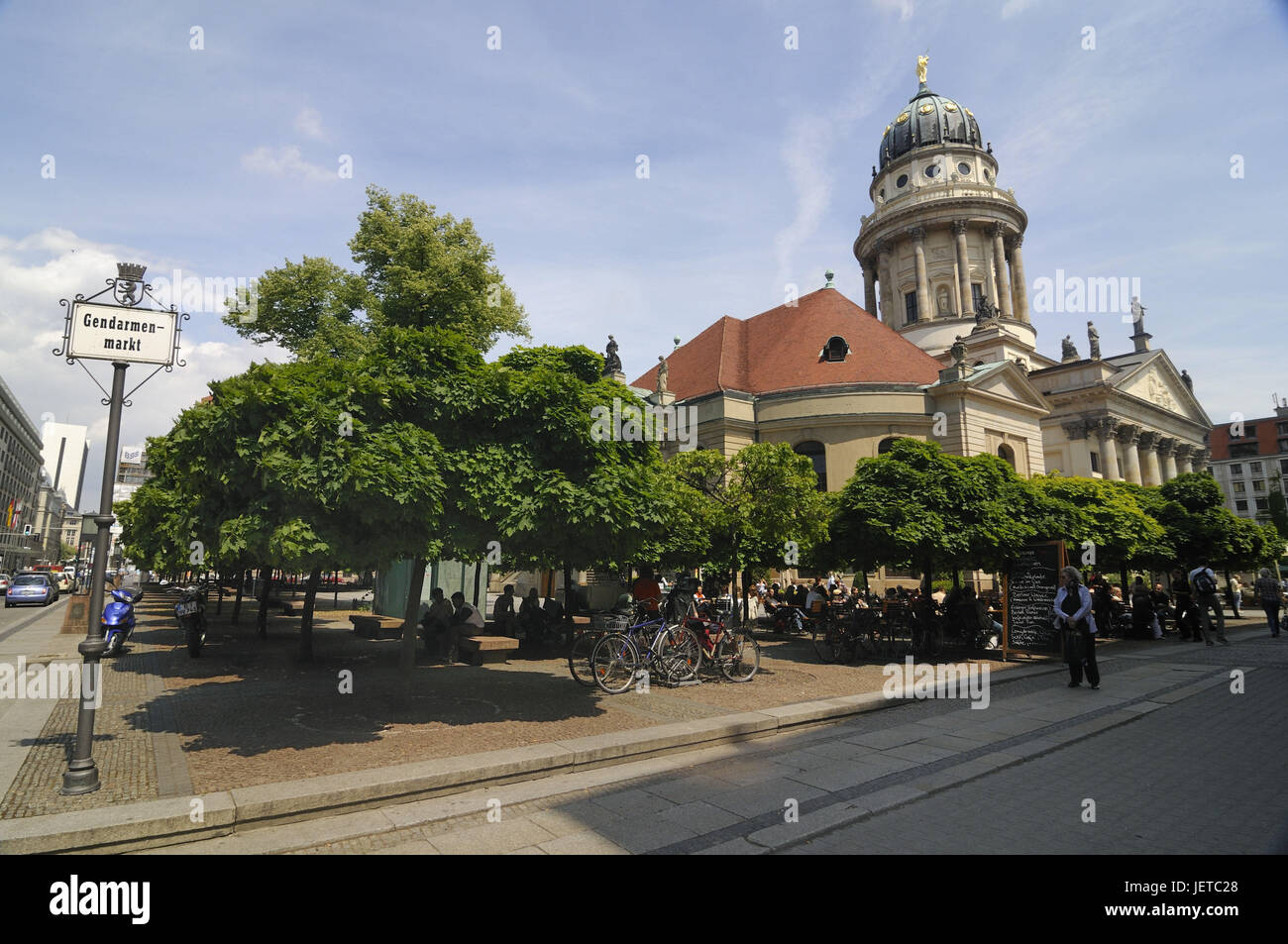 French cathedral, gendarme's market, Berlin, Germany, Stock Photo