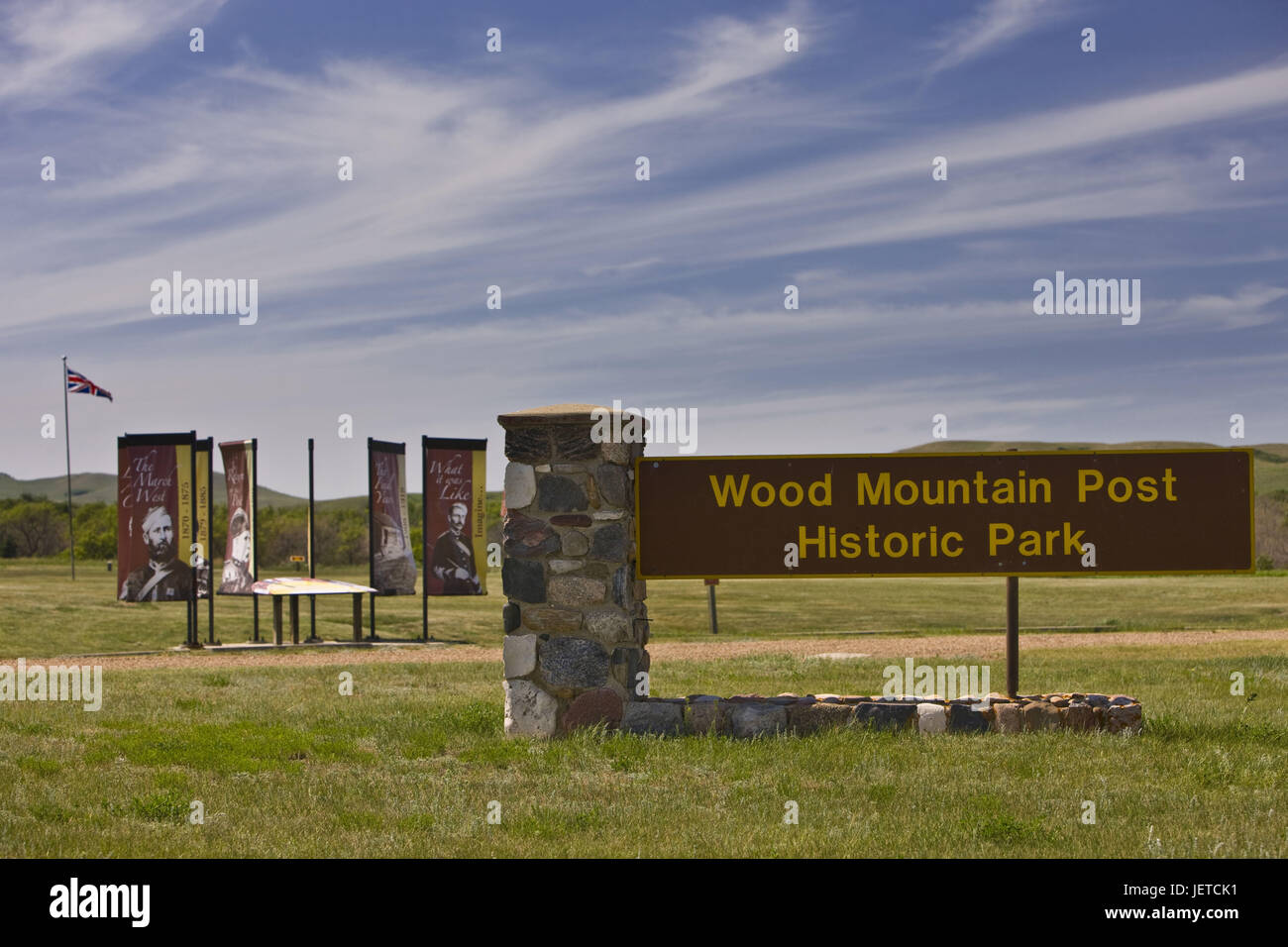 Canada, Saskatchewan, Wood Mountain Post Provincial Historic Park