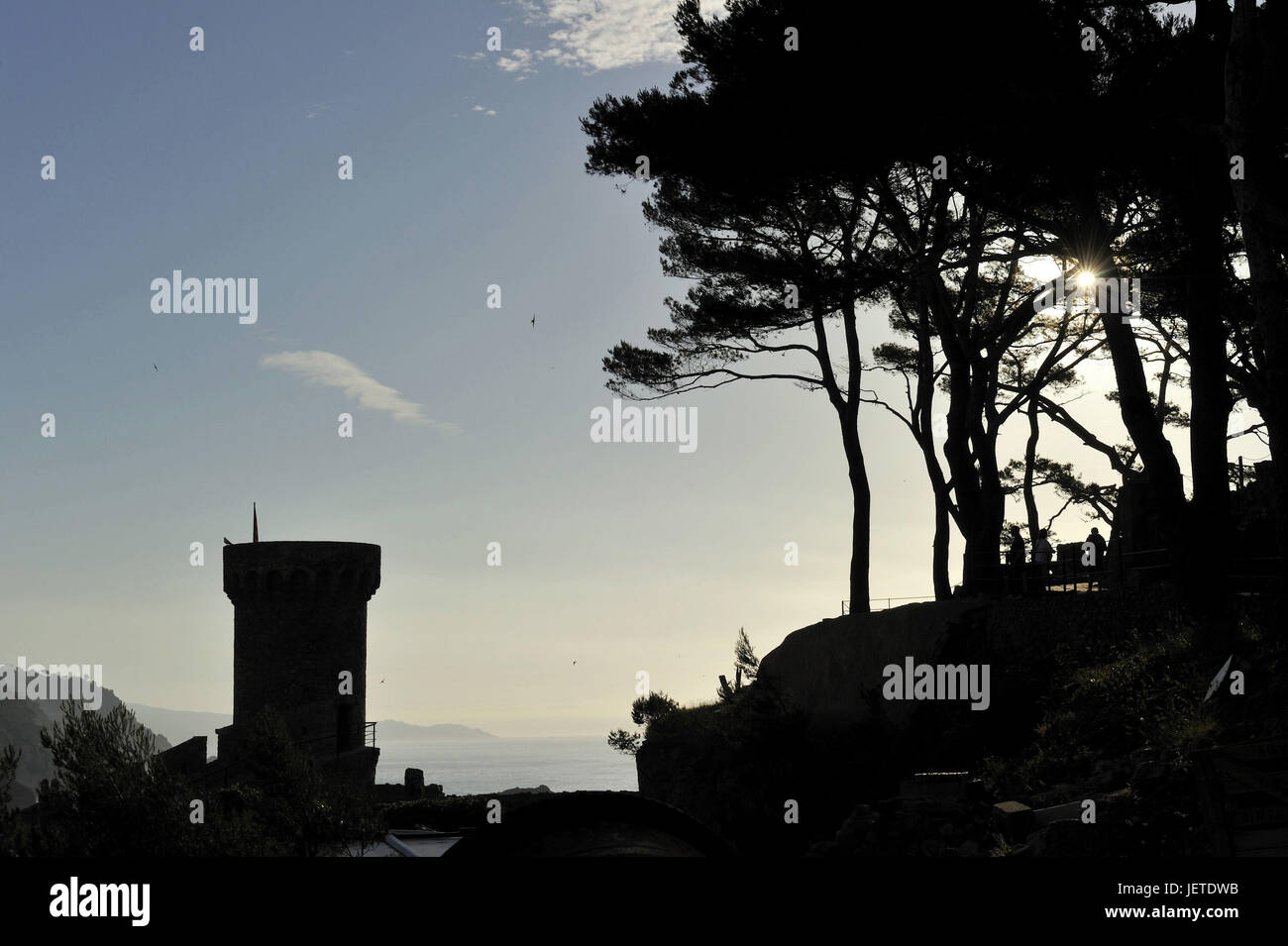 Watch Tower Silhouette High Resolution Stock Photography and Images - Alamy