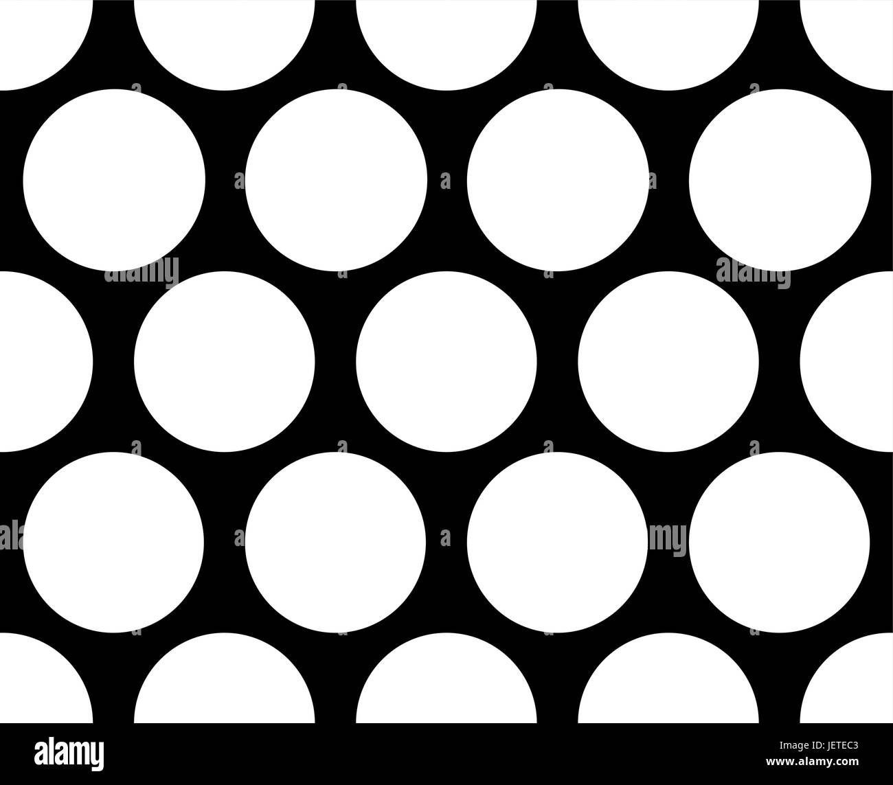 Polka dot Seamless pattern black background Stock Vector