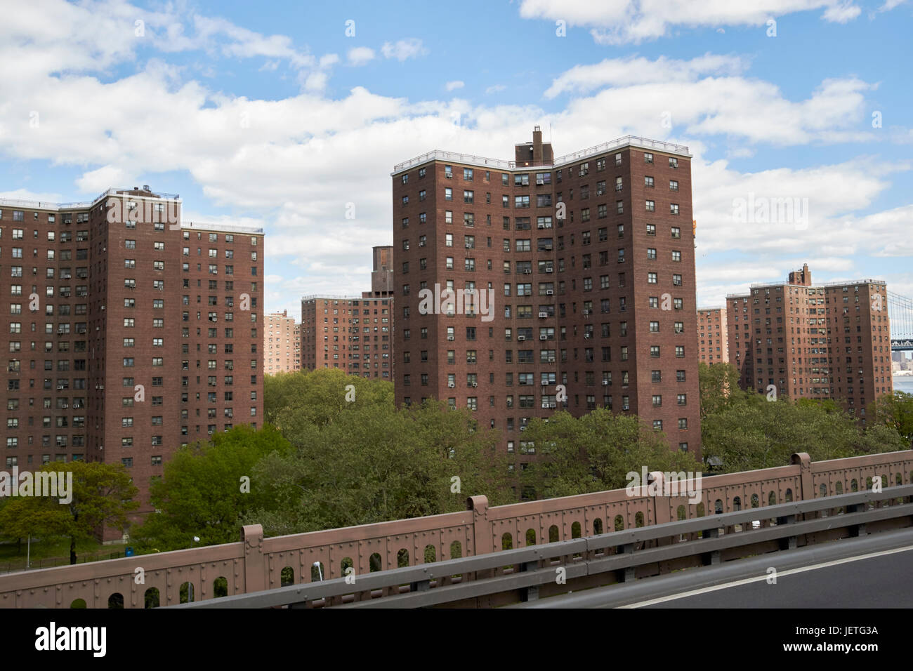 alfred e smith houses public housing development manhattan New York City USA Stock Photo