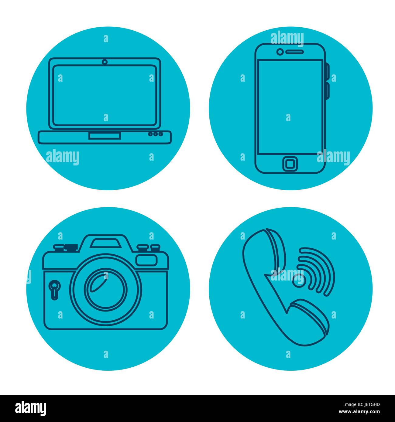 social media icons set Stock Vector Image & Art - Alamy