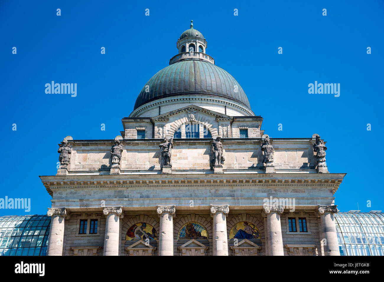 Bayerische Staatskanzlei - Bavarian State Chancellery is the name of a state agency of the German Free State of Bavaria and also of the appendant buil Stock Photo