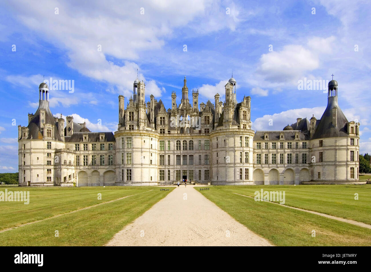 Castle Chambord, the biggest castle in the Loire, France, Schloss