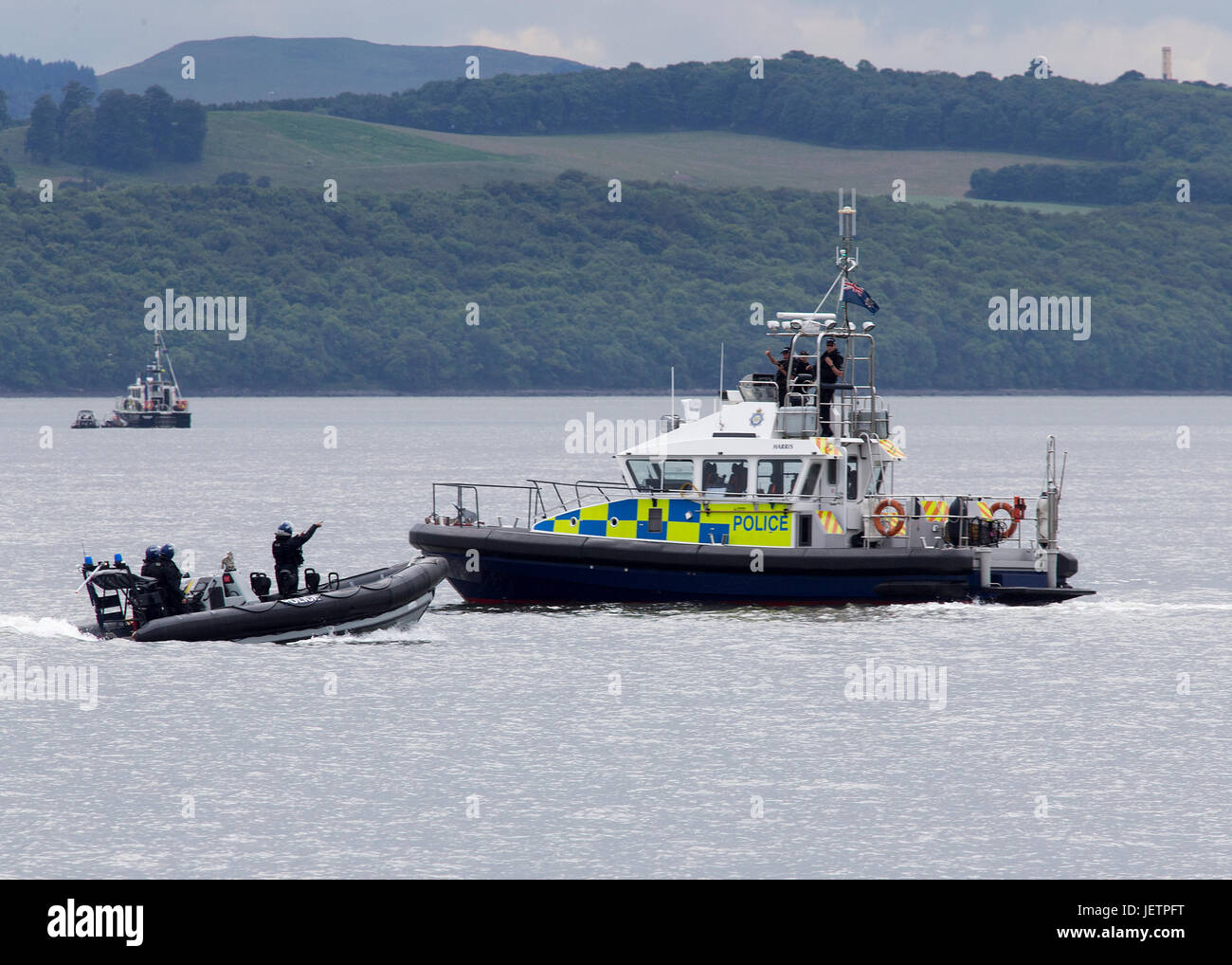 Police rigid inflatable boat rib High Resolution Stock Photography and ...