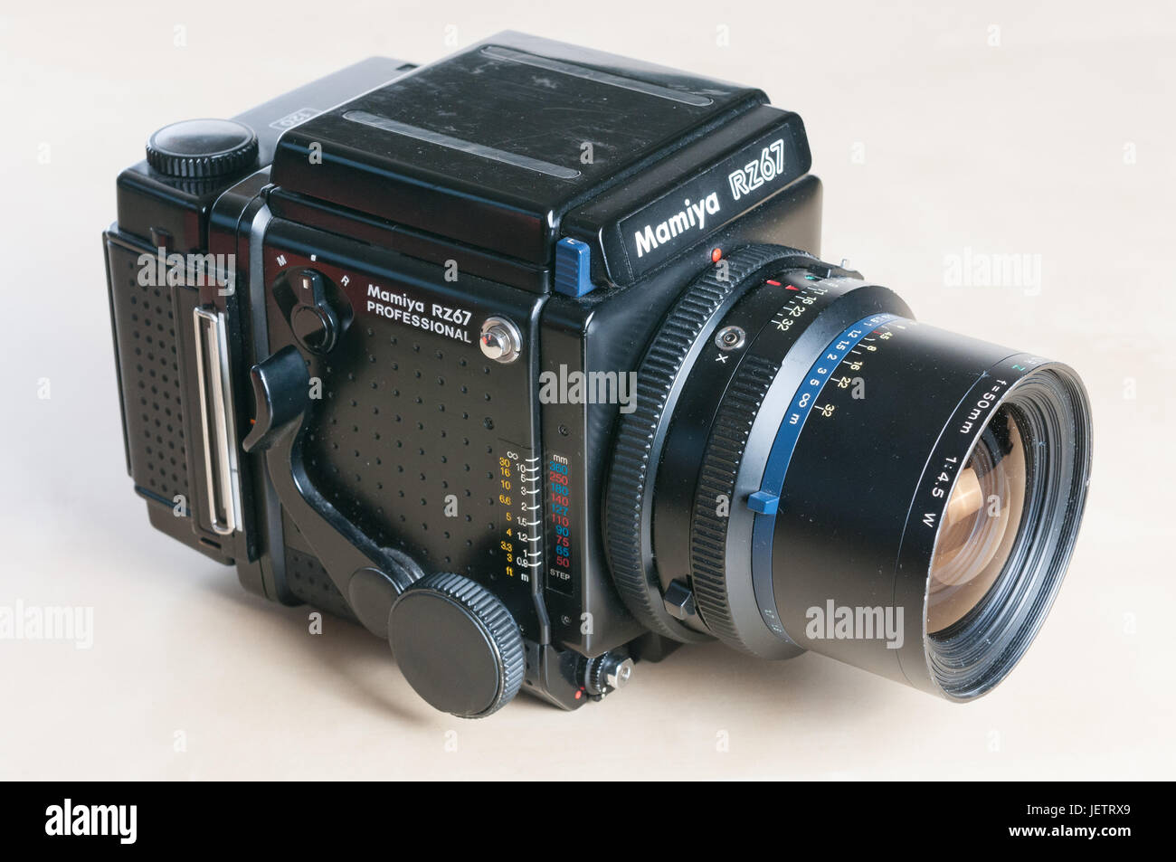 Mamiya RZ67 Medium Format Film Camera Stock Photo