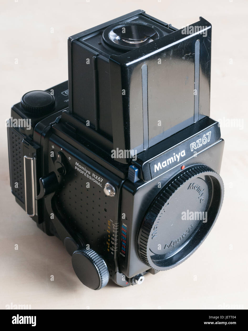 Mamiya RZ67 Medium Format Film Camera Stock Photo