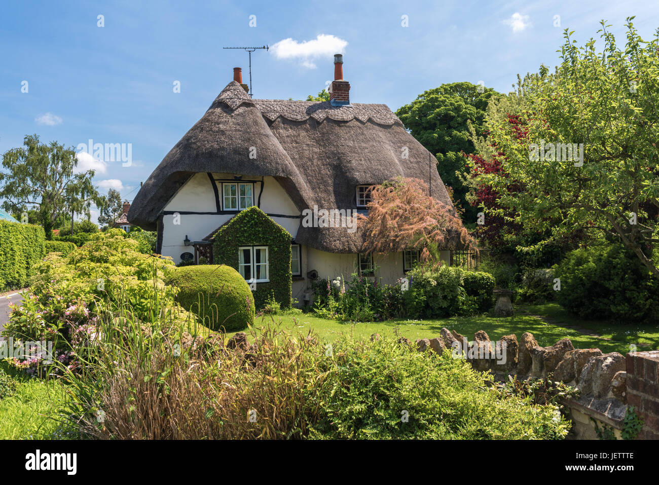 West Hagbourne, Oxfordshire, UK Stock Photo