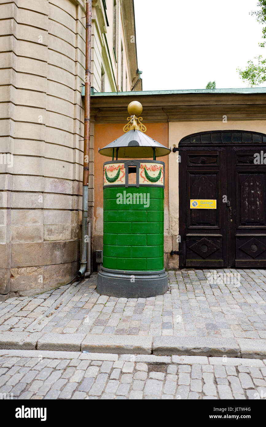 Public toilet, Gamla Stan, Stockholm Stock Photo
