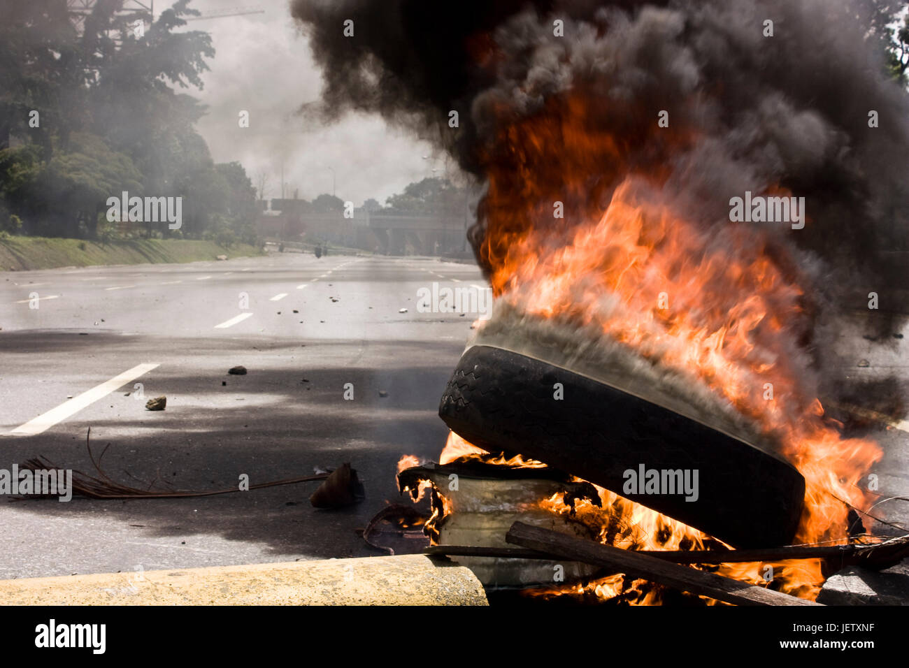 Burning tire hires stock photography and images Alamy