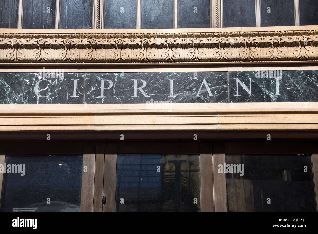 Cipriani Restaurant, New York CIty, USA Stock Photo