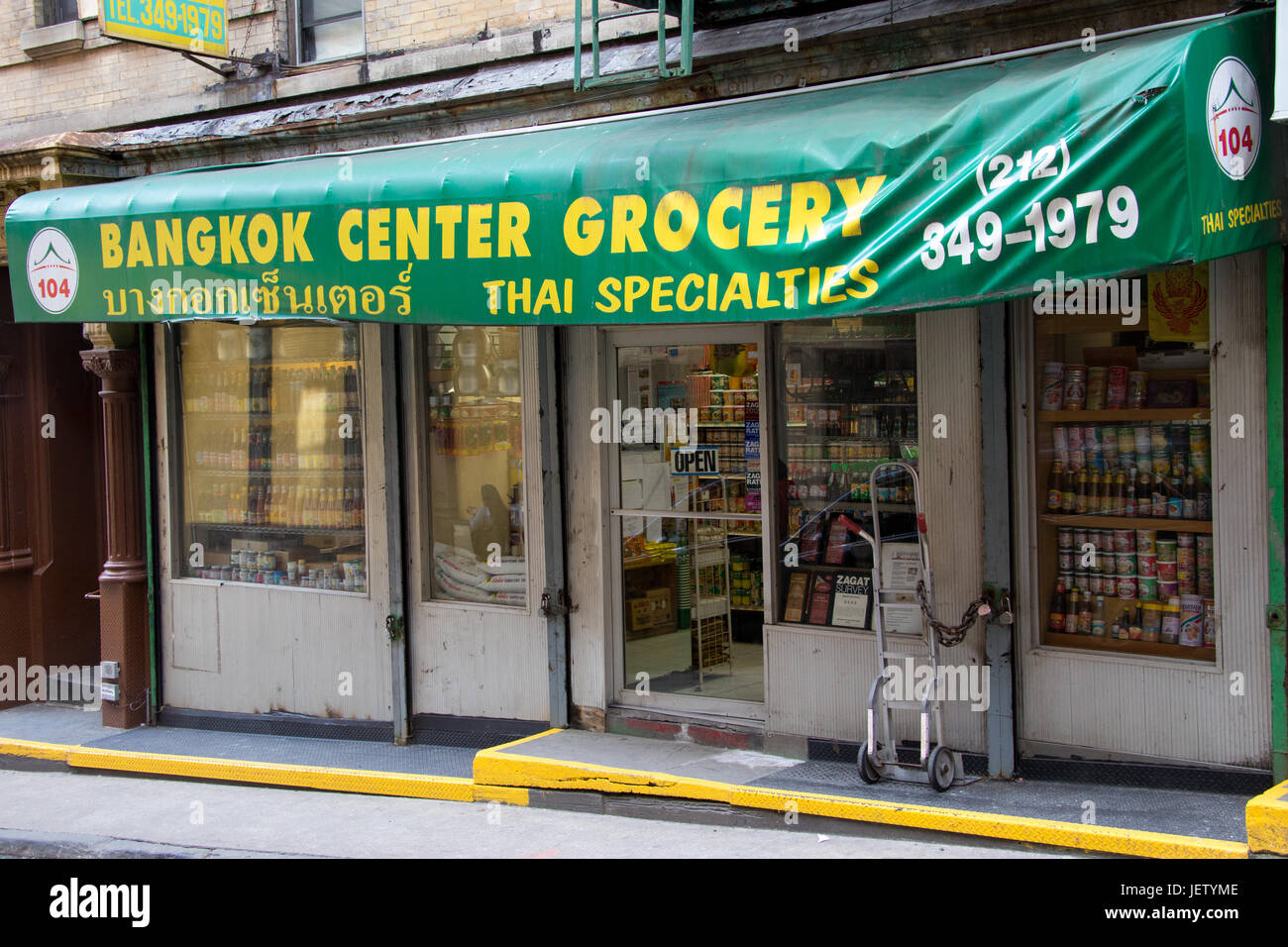 Thai Grocery in Chinatown, New York CIty, USA Stock Photo Alamy