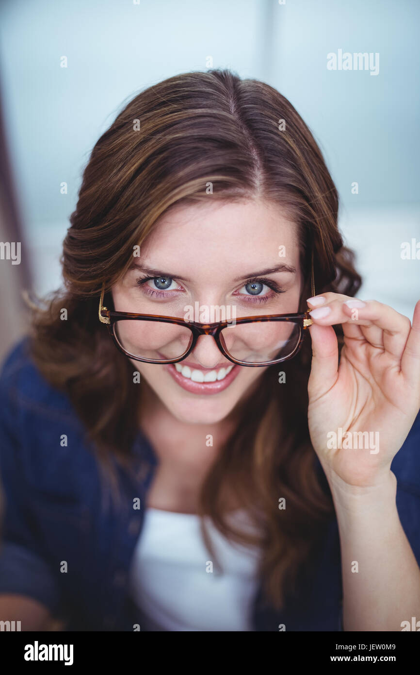 Portrait of beautiful woman smiling Stock Photo - Alamy