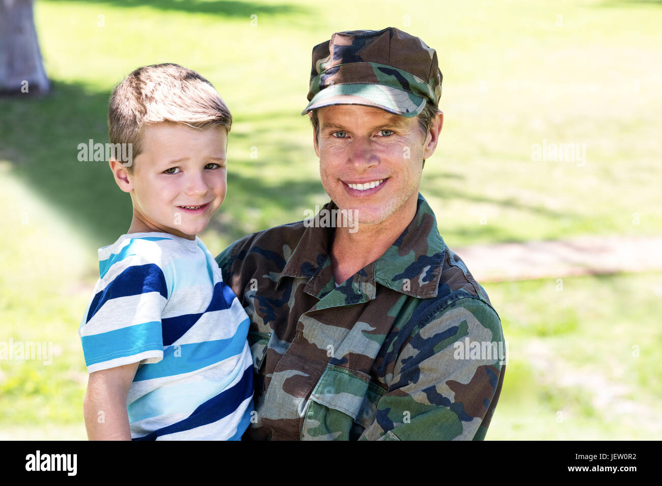 Reunited with his father hires stock photography and images Alamy