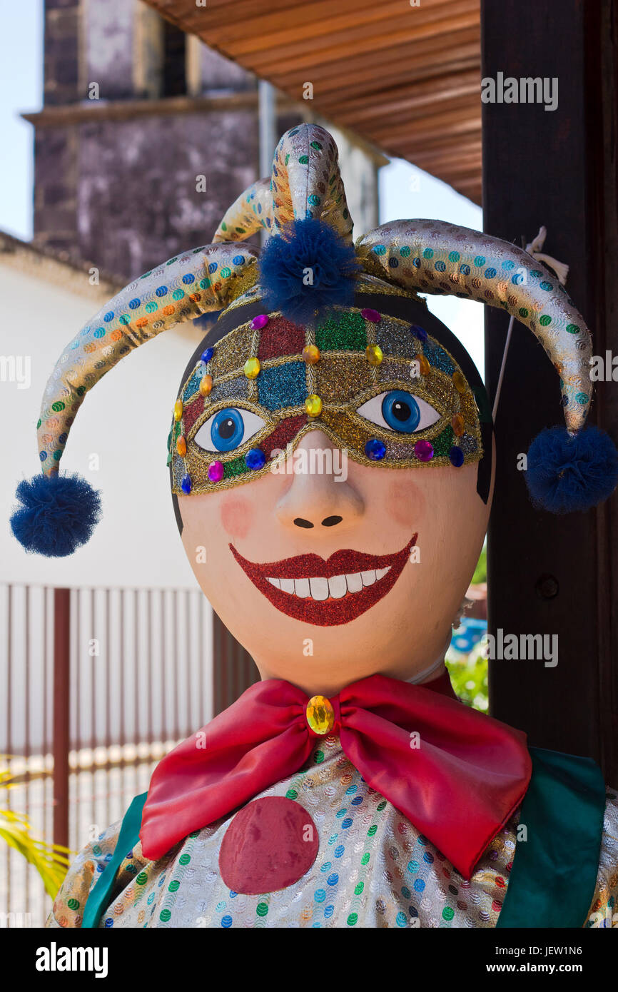 Detail of carnival giant dolls in Olinda, Brazil Stock Photo Alamy