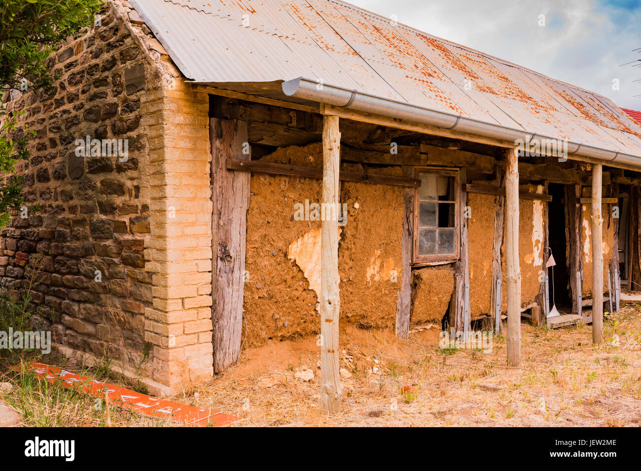 Old early settler house in the Barossa Valley, South Australia Stock