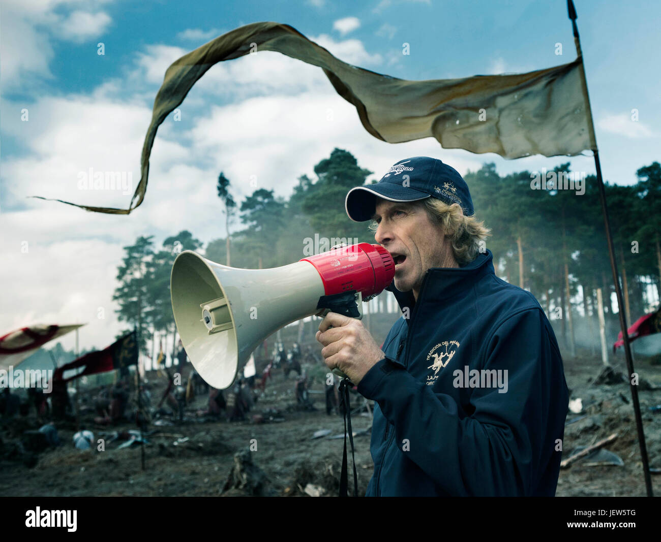 TRANSFORMERS THE LAST KNIGHT, director Michael Bay, on set, 2017. ph