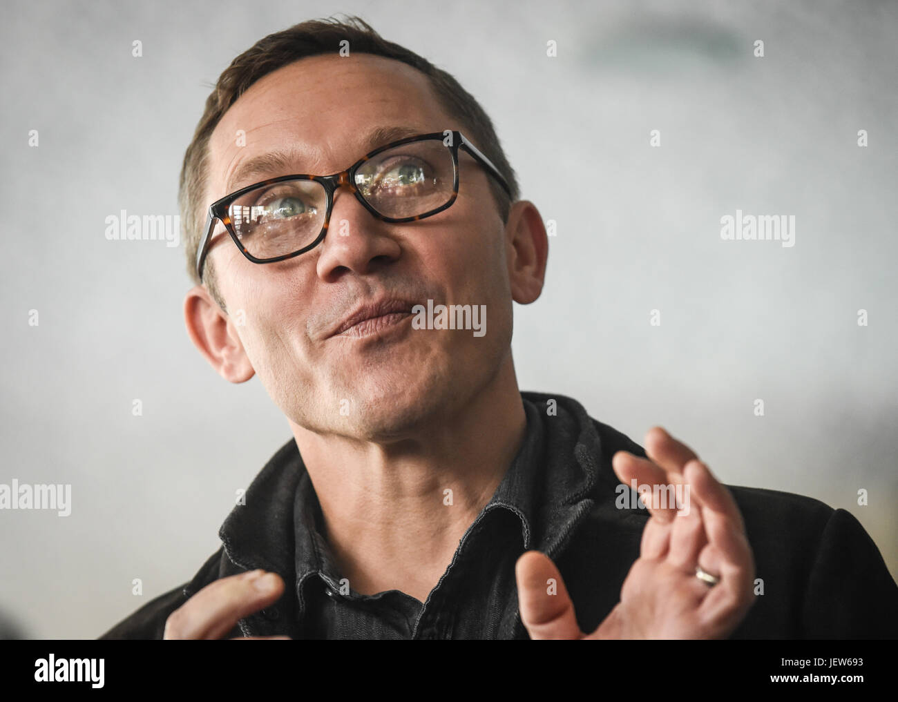 Theatre Royal Plymouth Cornish born artist Joseph Hillier Stock Photo