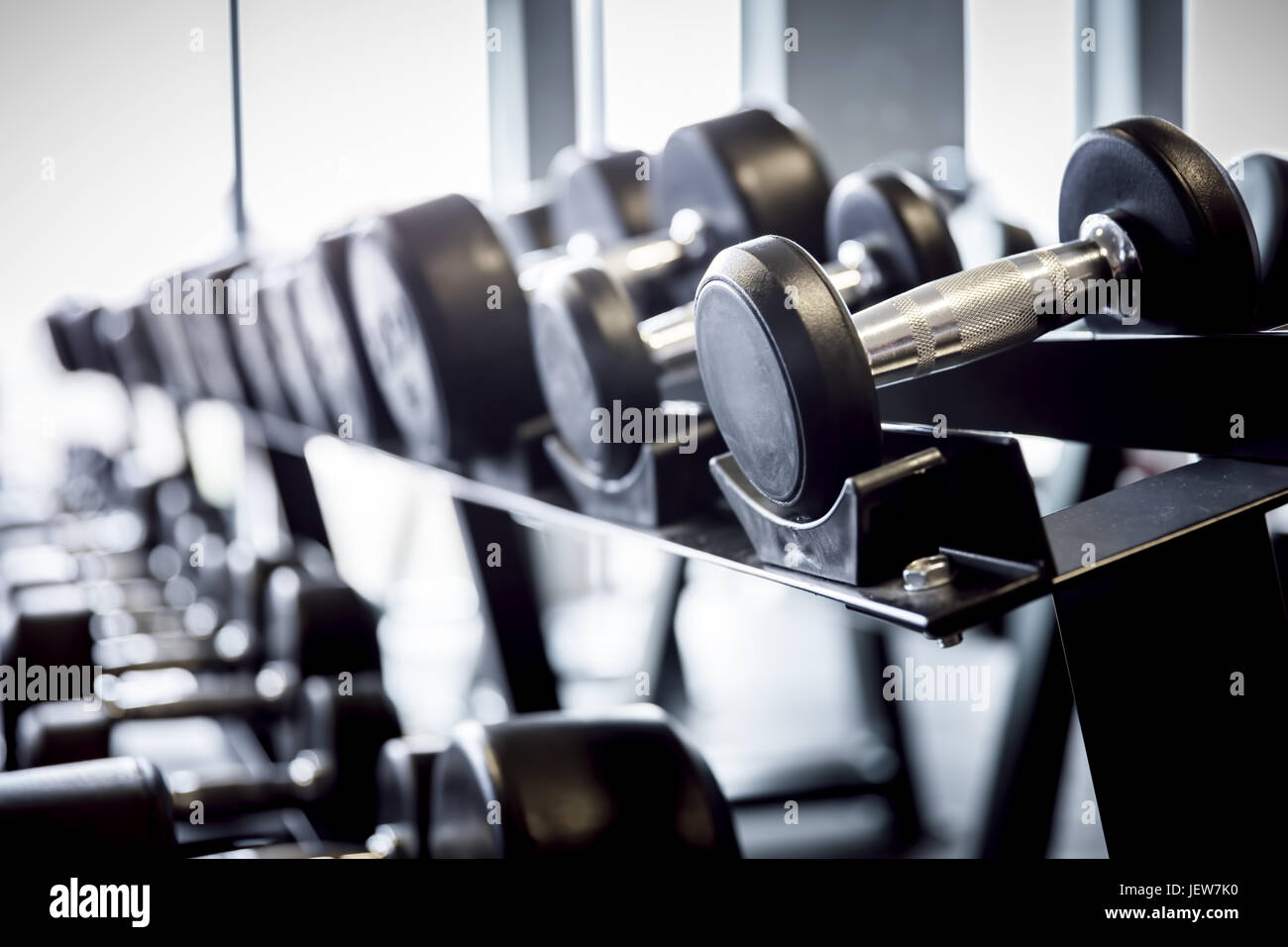 Dumbbell Rack Row Dumbbell row hi-res stock photography and images - Alamy