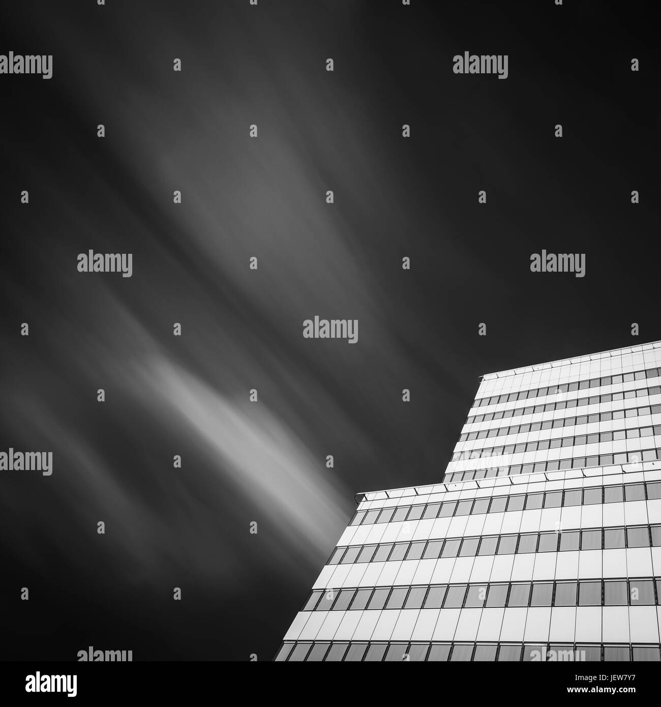 Modern building and sky Stock Photo - Alamy