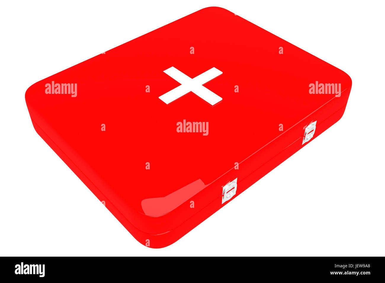 3d illustration of first aid kit. Isolated on white background Stock ...