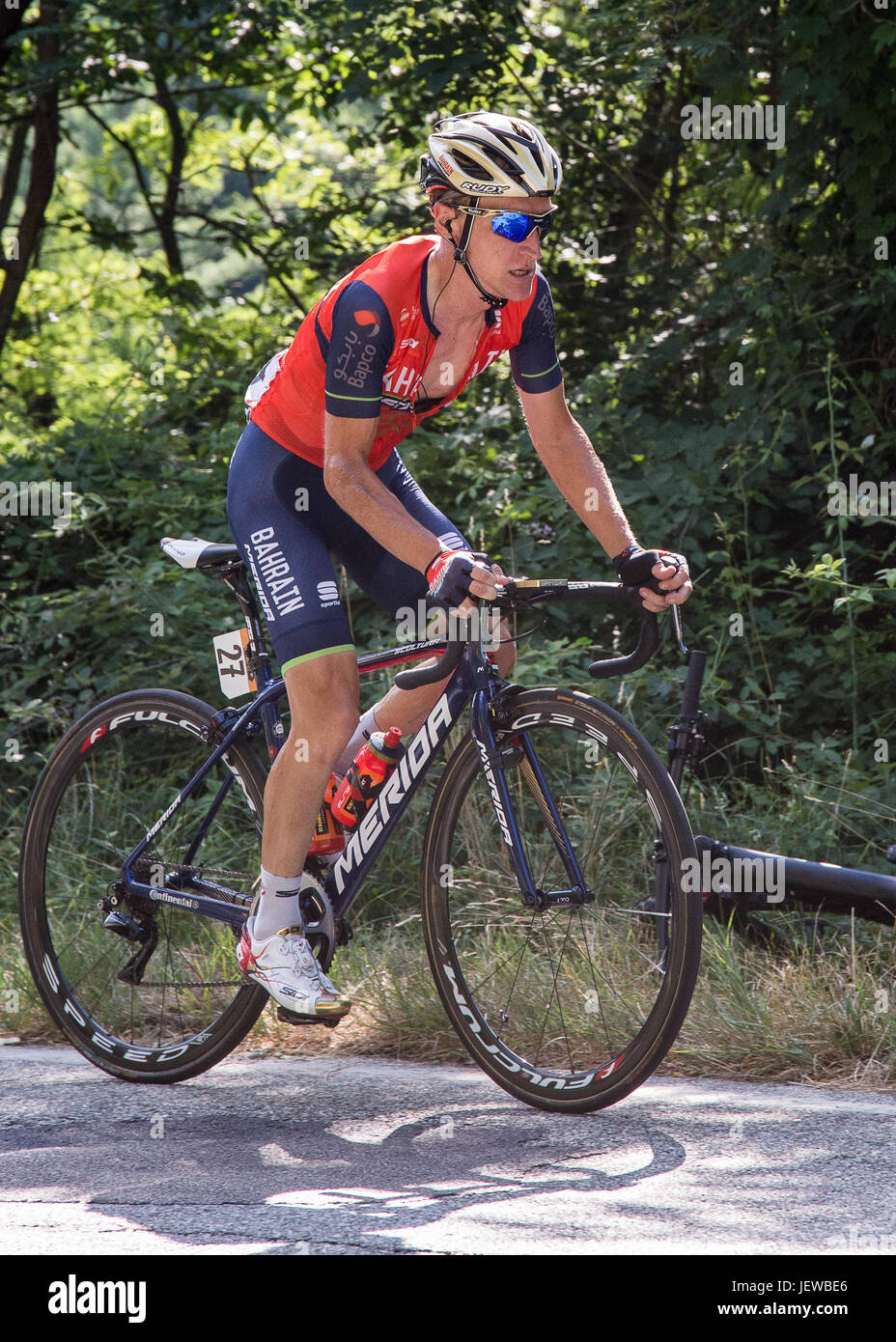 Cycling team bahrain merida hi res stock photography and images