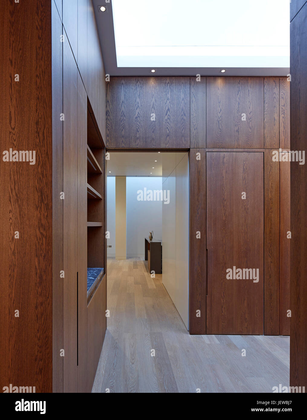 Interior corridor view. Penthouse at the Tapestry Building, London ... - Cordson Penthouse Interior Educators