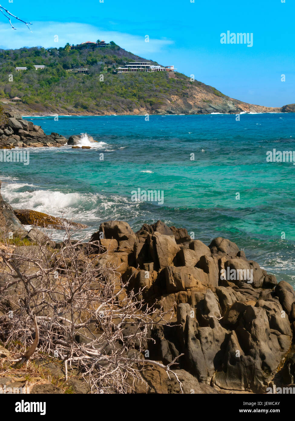 Taliesin House Mustique Stock Photo