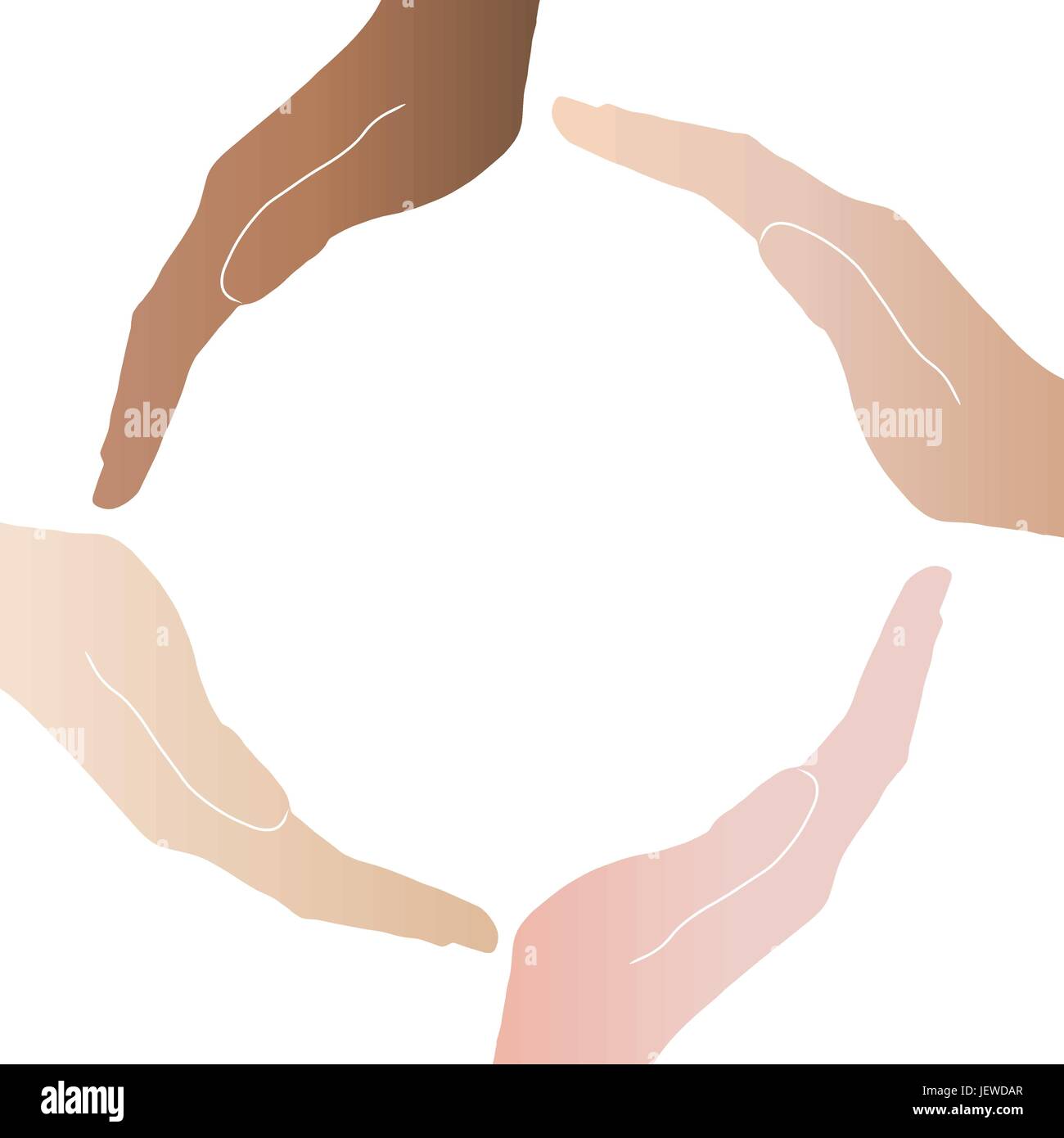 colour of the skin certain Stock Vector