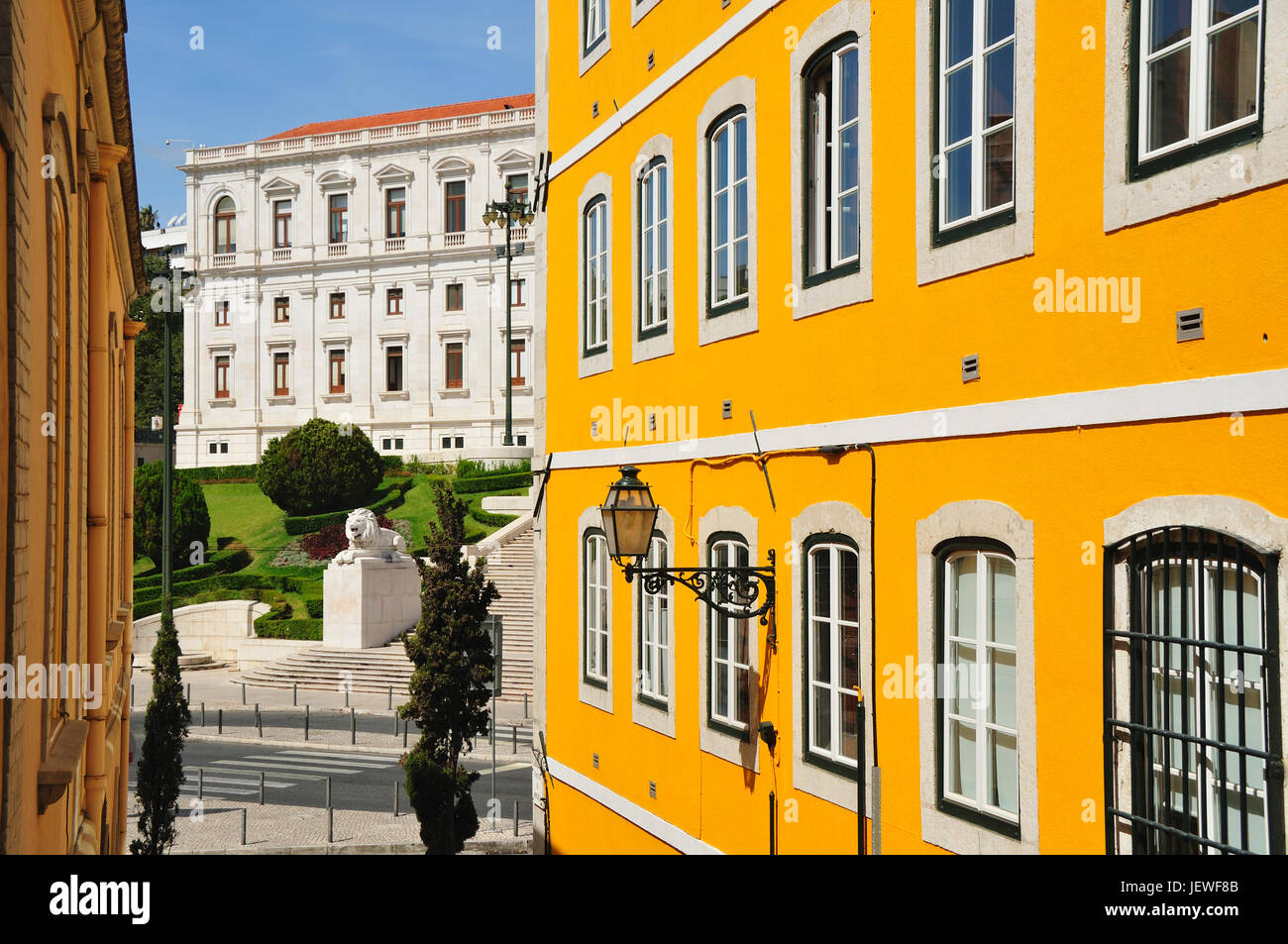 São Bento district in Lisbon, Portugal Stock Photo