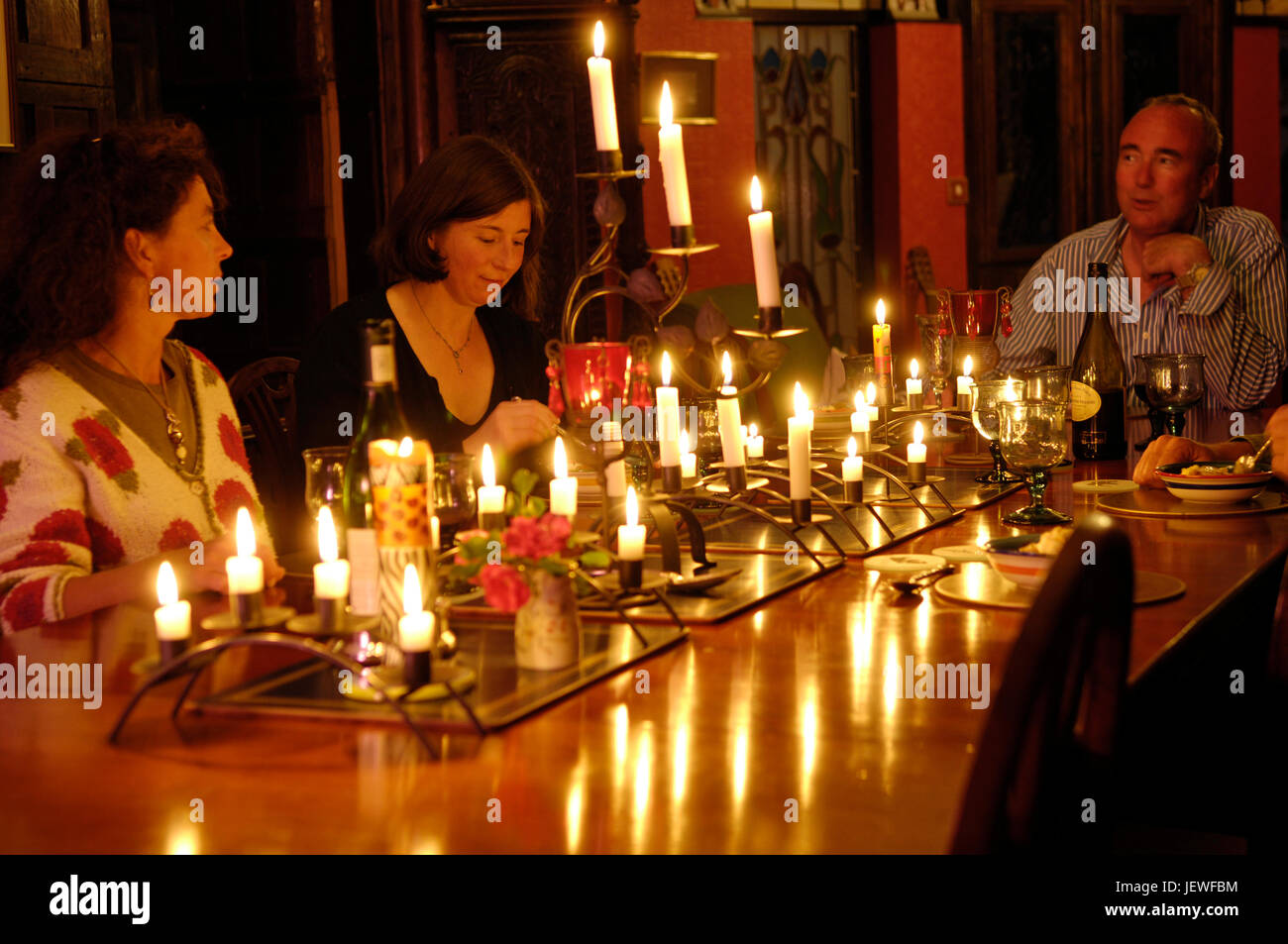 Candle light supper hires stock photography and images Alamy