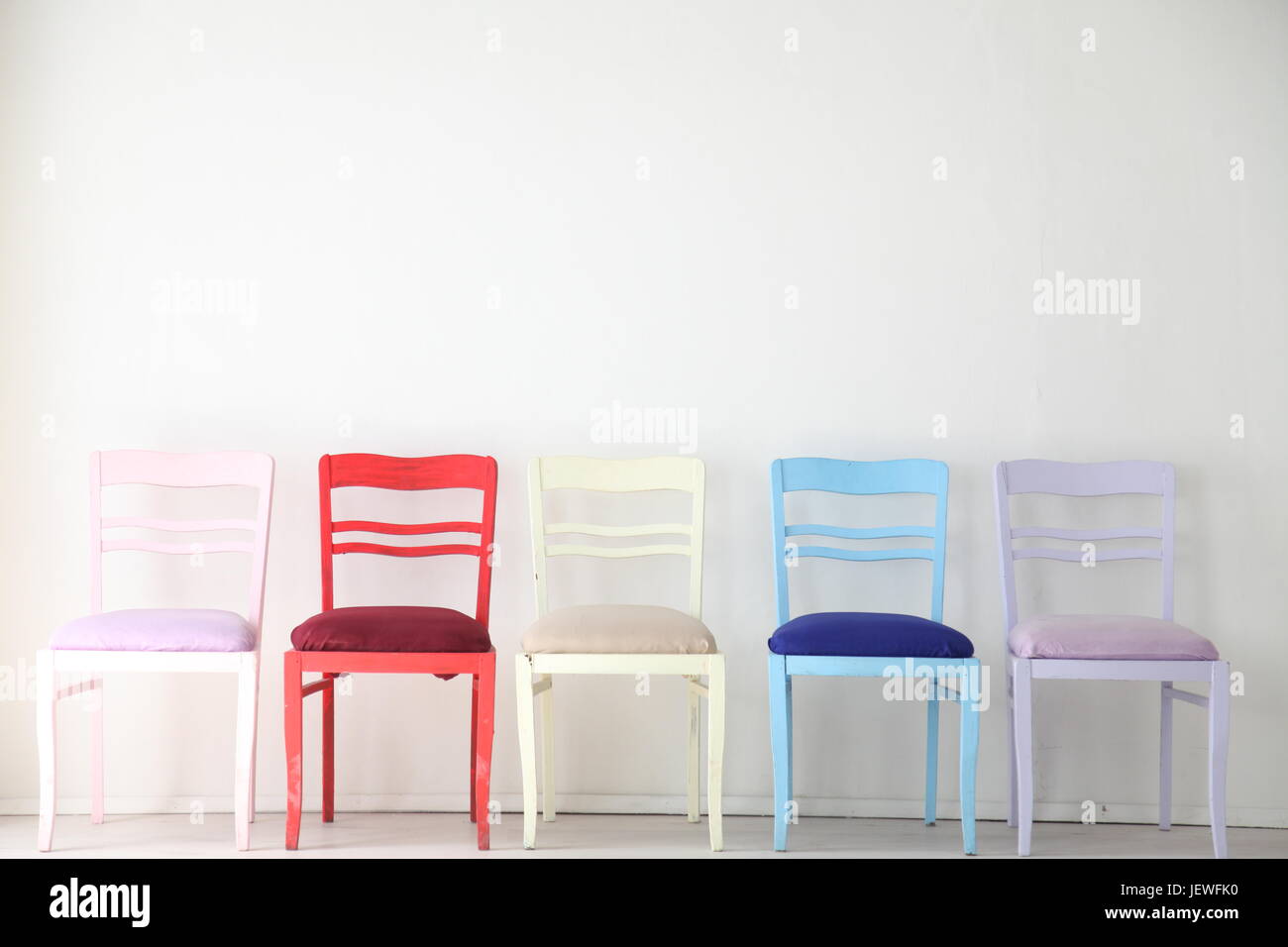 red nursery chair