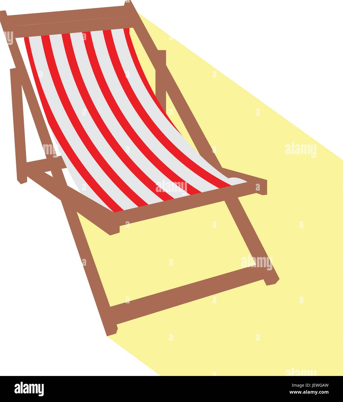 Isolated beach chair Stock Vector Image & Art - Alamy