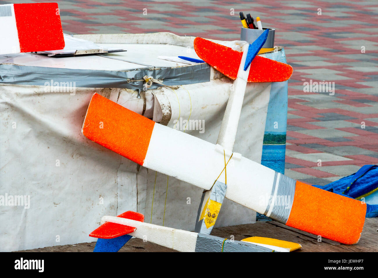 Model of a light aircraft Stock Photo Alamy