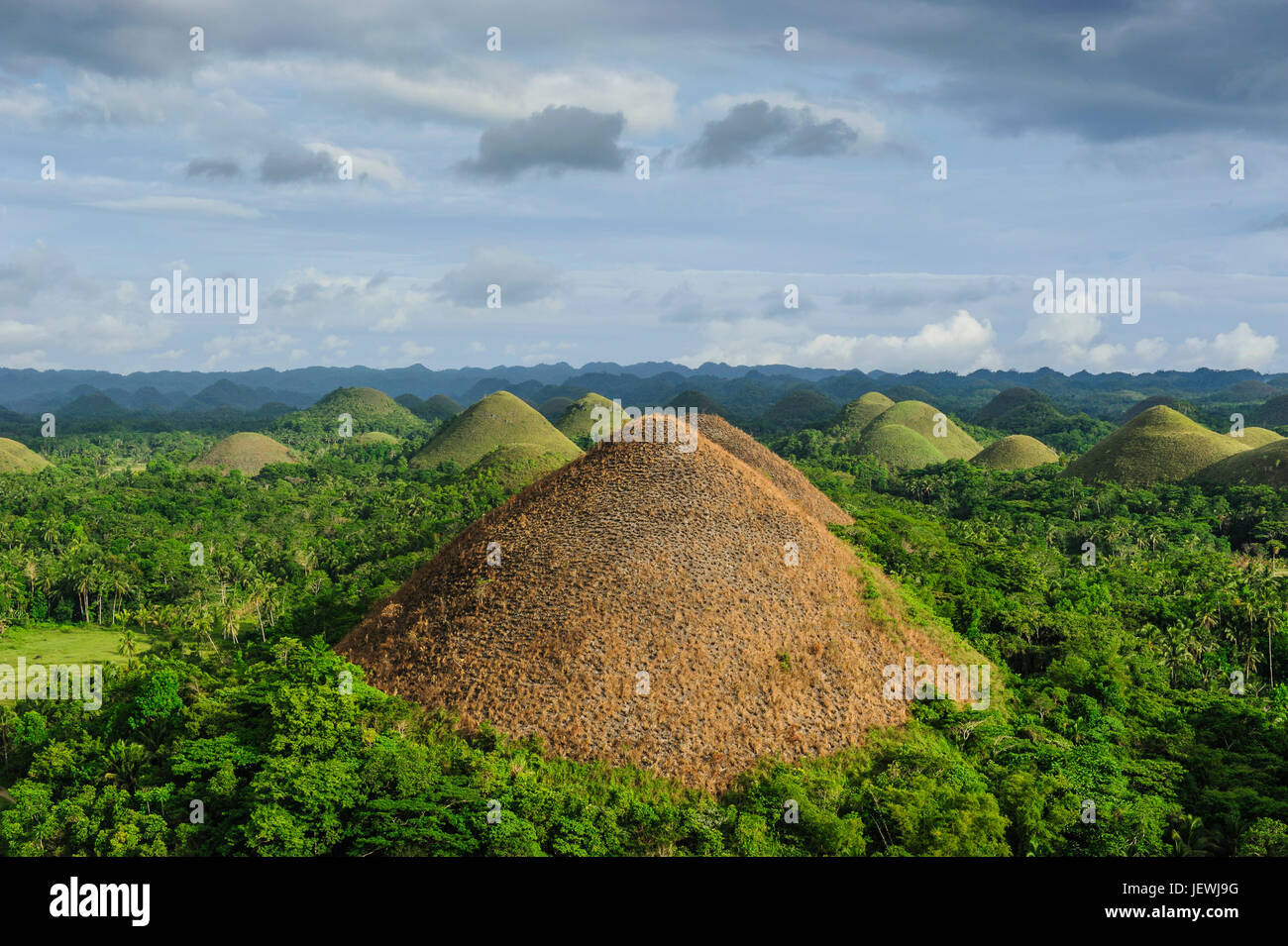 Chocolate Hills, Bohol, Philippines Stock Photo Alamy