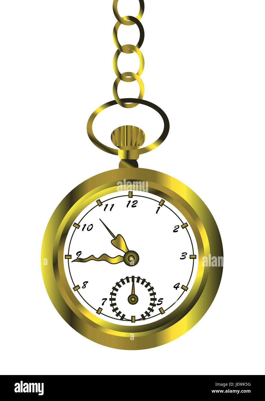 Oldfashioned clock Stock Vector Images - Alamy
