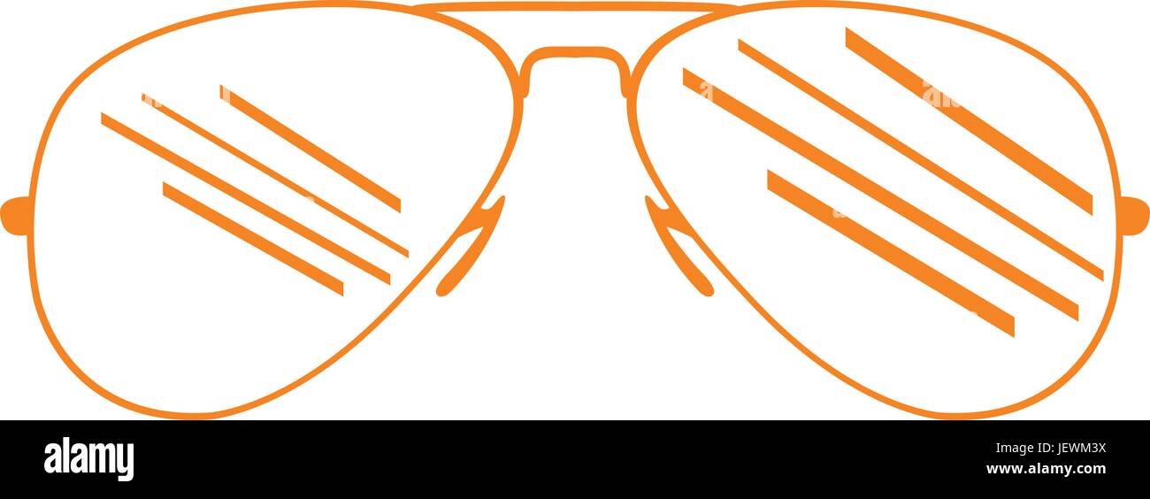 Isolated sunglasses silhouette Stock Vector Image & Art - Alamy