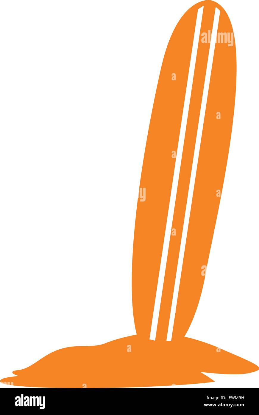 Isolated surfboard silhouette Stock Vector Image & Art Alamy