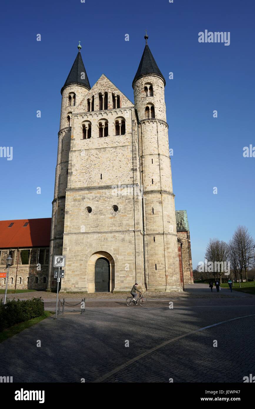 the monastery our dear women in Magdeburg Stock Photo