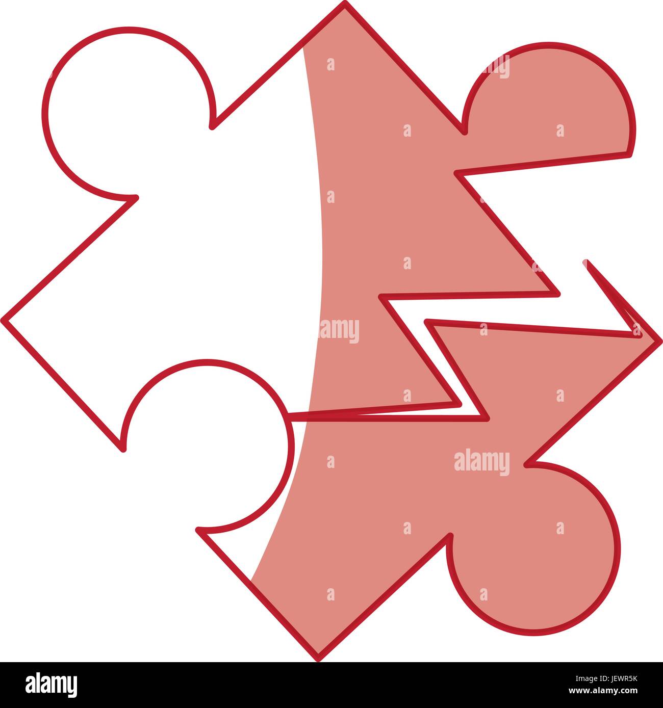 Puzzle piece isolated Stock Vector Image & Art - Alamy