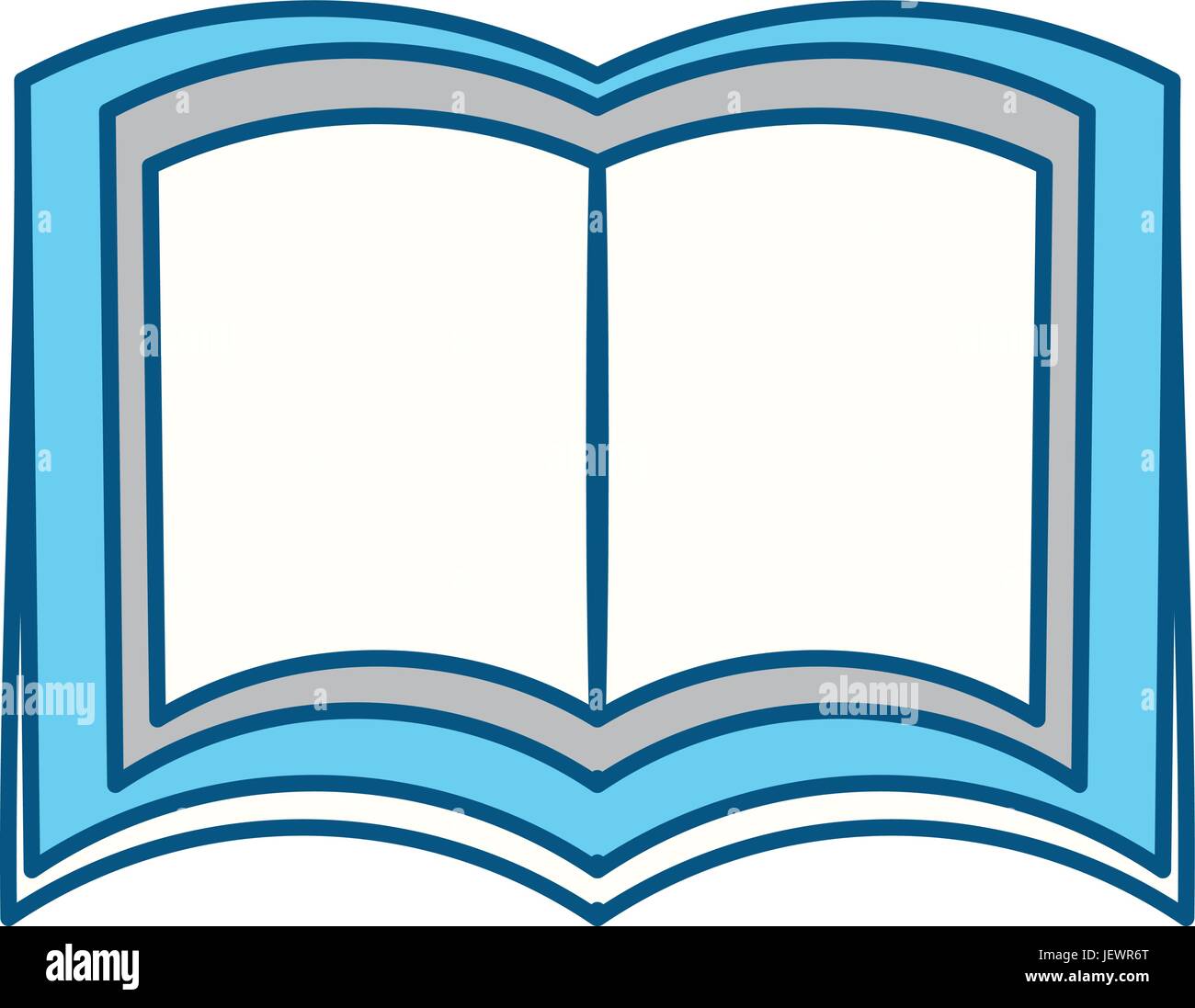 Book open isolated Stock Vector Image & Art - Alamy