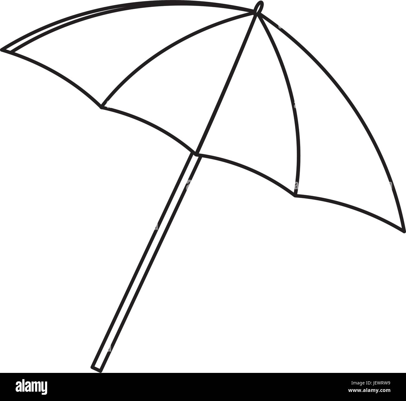 Black and white striped umbrella Stock Vector Images - Alamy