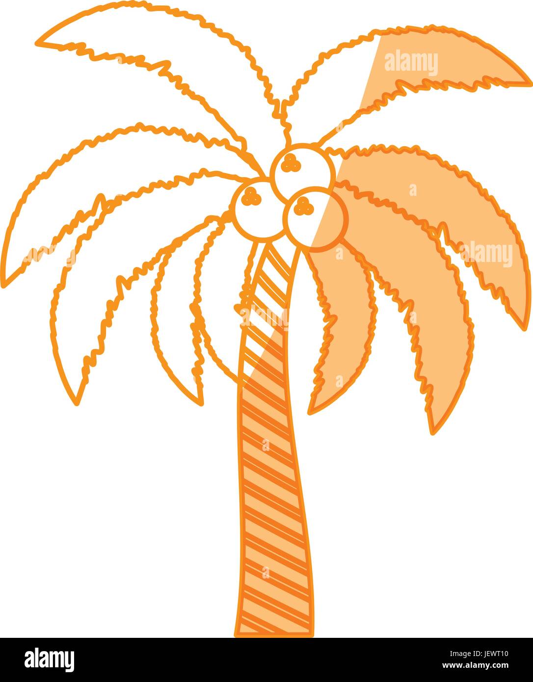 Palm tree isolated Stock Vector Image & Art - Alamy