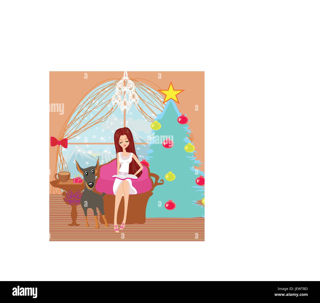 Studying smiles Stock Vector Images - Alamy