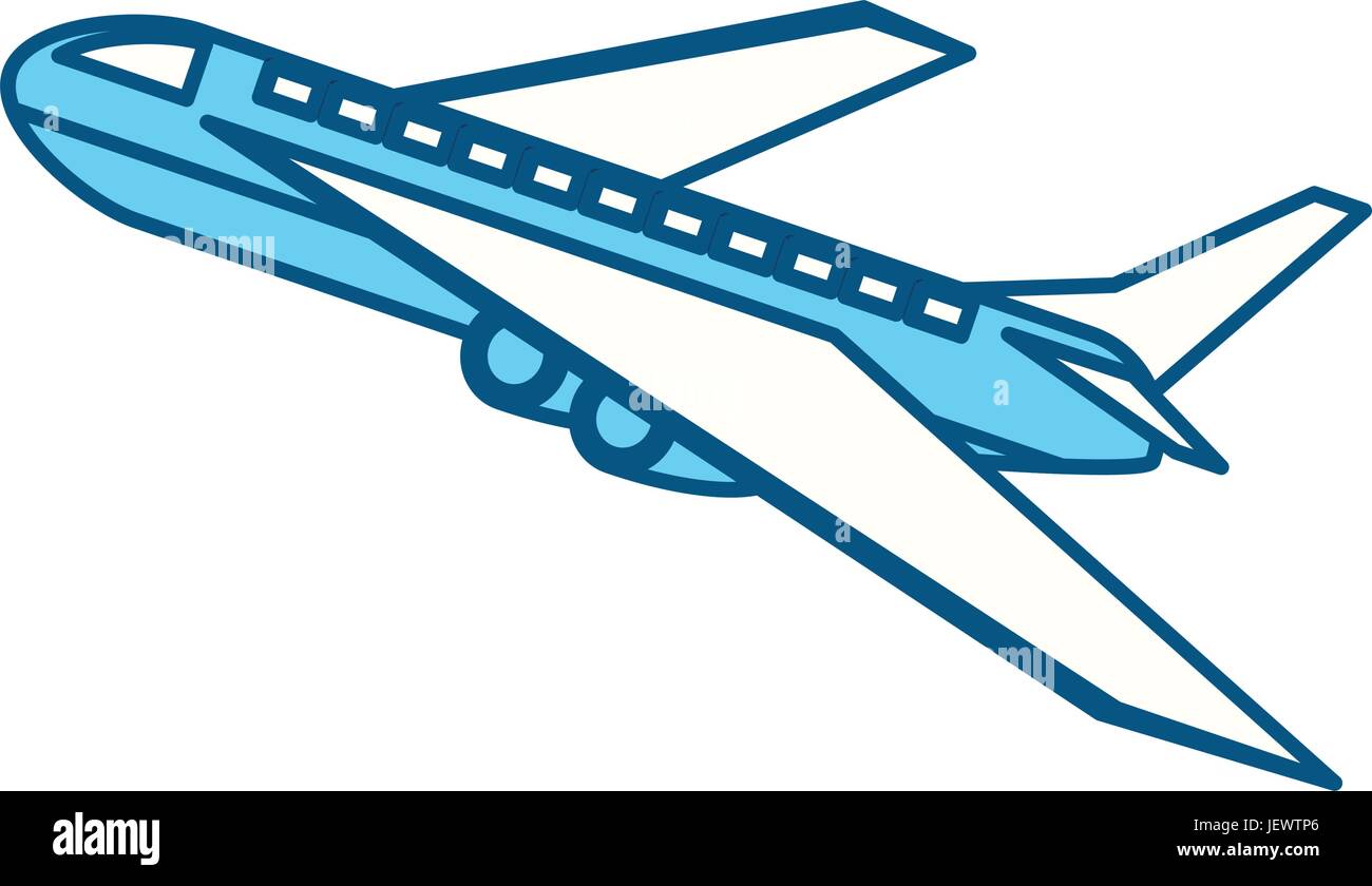isolated airplane taking off Stock Vector Image & Art - Alamy