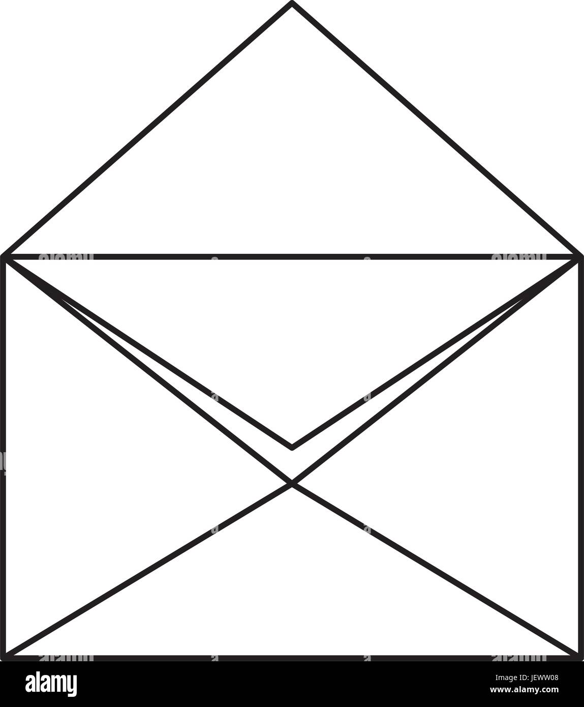 isolated paper envelope Stock Vector Image & Art Alamy