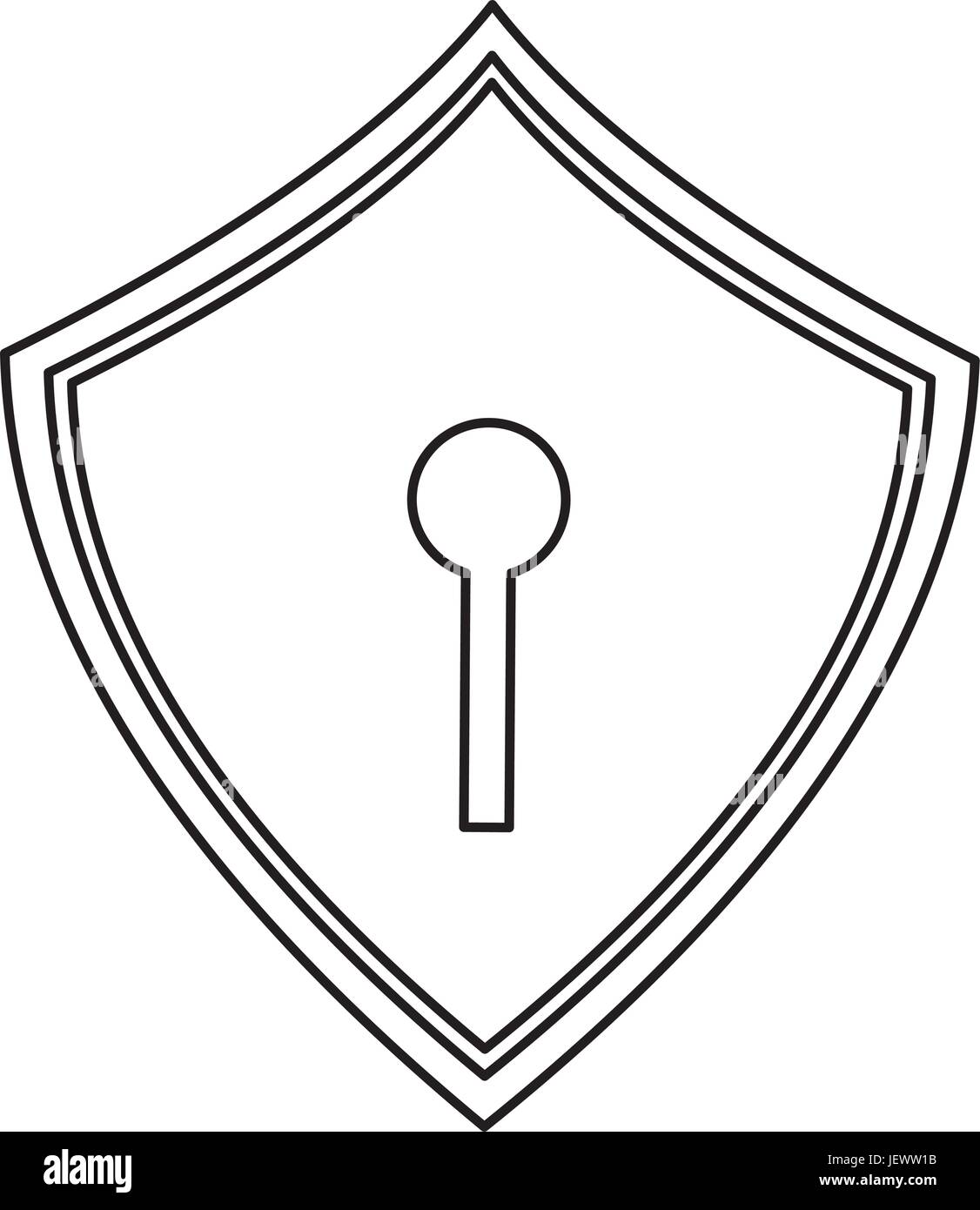 web security padlock shield Stock Vector Image & Art - Alamy